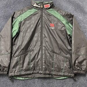Y2K Dale Earnhardt Jr 88 Jacket Mens Large Black NASCAR Racing Chase Authentics